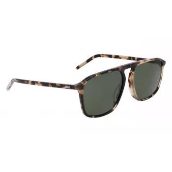 Okulary przeciwsłoneczne ZEISS MAN ZS22507S57162 Prostokątna oprawka acetatowa Czarna Soczewki szare 57/16/145 mm