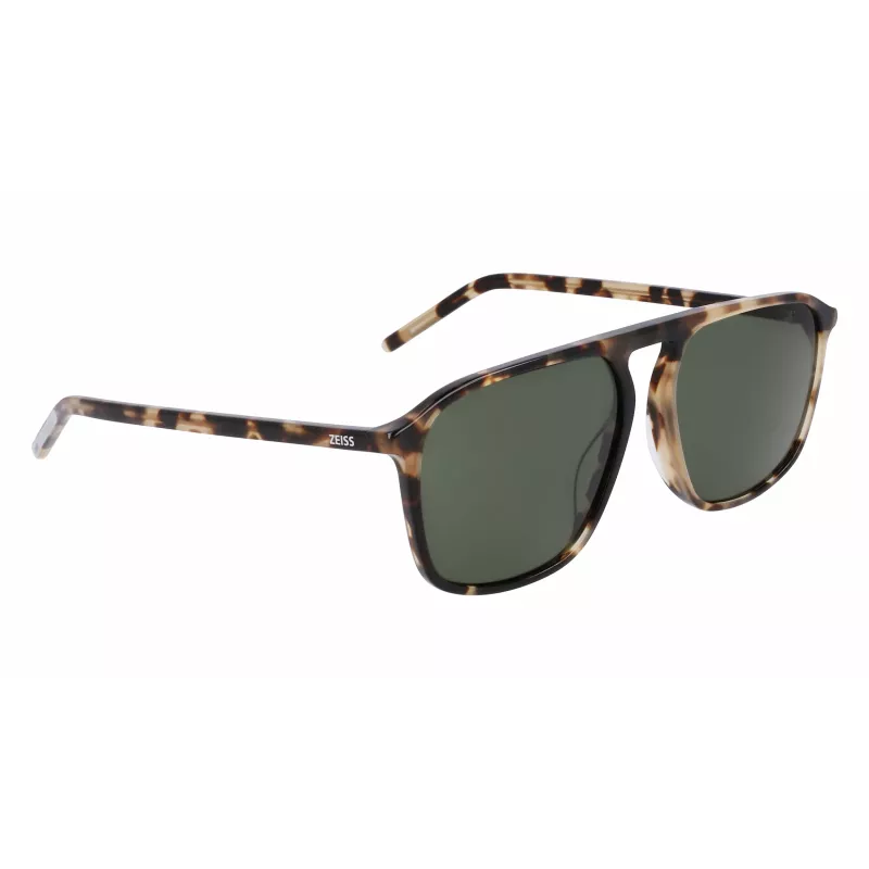 Okulary przeciwsłoneczne ZEISS MAN ZS22507S57162 Prostokątna oprawka acetatowa Czarna Soczewki szare 57/16/145 mm