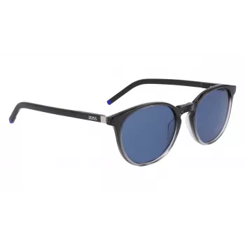 Okulary przeciwsłoneczne ZEISS MAN ZS2251051200 - Czarna oprawka acetatowa, szare soczewki poliwęglanowe, 51/20/145 mm