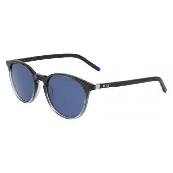 Okulary przeciwsłoneczne ZEISS MAN ZS2251051200 - Czarna oprawka acetatowa, szare soczewki poliwęglanowe, 51/20/145 mm
