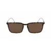 ZEISS MAN Okulary przeciwsłoneczne ZS22512S56172 (56/17/145 mm) Czarna oprawka Szare szkła