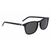 Okulary przeciwsłoneczne ZEISS MAN ZS22511S54180 - Prostokątna oprawka acetatowa z szarymi soczewkami