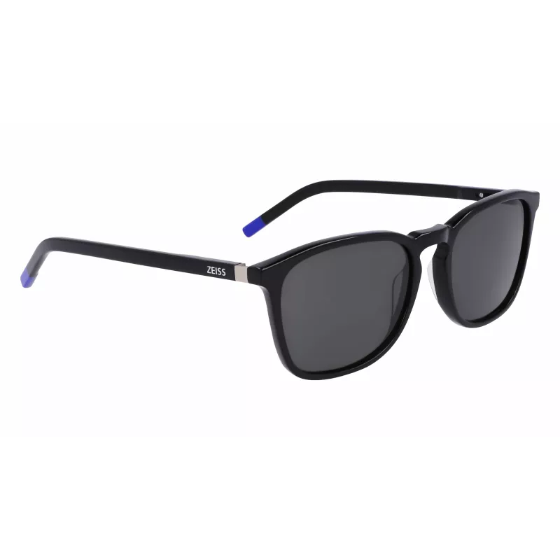 Okulary przeciwsłoneczne ZEISS MAN ZS22511S54180 - Prostokątna oprawka acetatowa z szarymi soczewkami