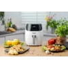 Zelmer ZAF5501W Frytownica beztłuszczowa, 5L, 1500W, Dotykowy panel, Biała