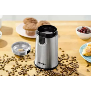 Młynek do kawy Zelmer ZCG7425, 150 W, nożowy, pojemność 50 g, czarny