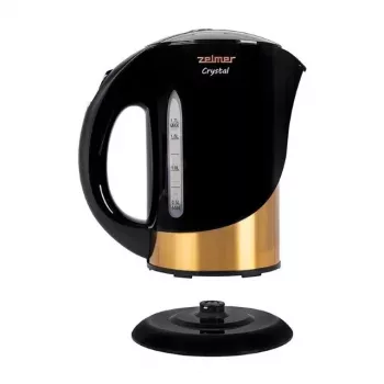 Zelmer ZCK7630 Crystal Gold Czajnik elektryczny 1.7L 2200W Czarny i Złoty