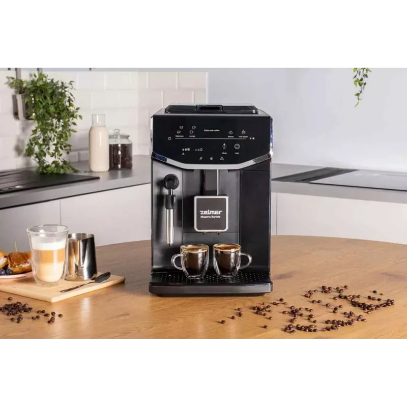 Zelmer ZCM8121 Maestro Barista Ekspres do kawy espresso 15 barów 1450W Czarny/Srebrny