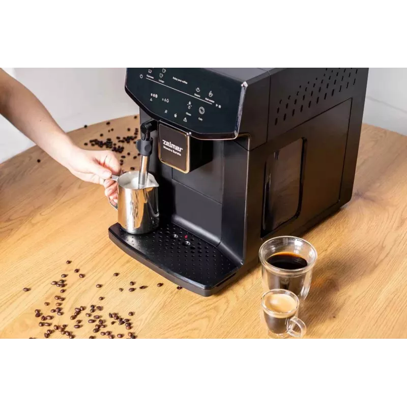 Zelmer ZCM8121 Maestro Barista Ekspres do kawy espresso 15 barów 1450W Czarny/Srebrny