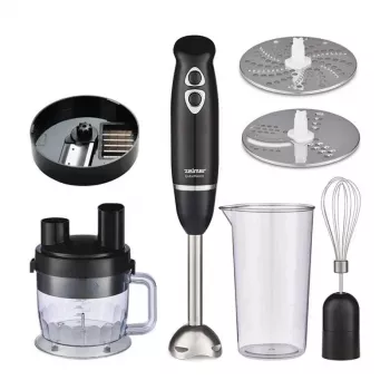 Zelmer ZHB4600 QubeMaster Blender ręczny 1200W, regulacja prędkości, Turbo, czarno-srebrny