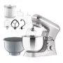 Zelmer ZKR1360 Robot kuchenny – 1300 W, misa 5.5 L, mieszanie planetarne, czarny/srebrny