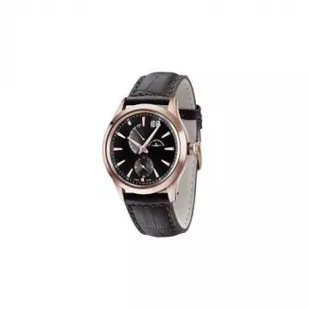 ZENO MAN Automatyczny Zegarek Pilota 42mm Brązowy Pasek Skórzany