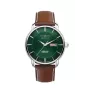 Zeppelin Atlantic 84664 Zegarek automatyczny, 40 mm, czarna tarcza, brązowy pasek skórzany
