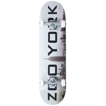Zoo York Logo Block Black/White 7.75 Skateboard Deck