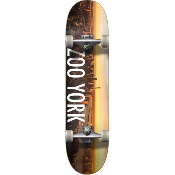 Zoo York Logo Block Complete Skateboard 7.5 Sunrise