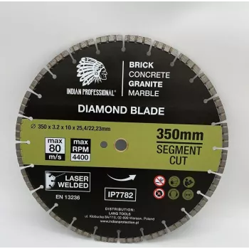 Tarcza diamentowa ZOYA 350mm Segmented Turbo Cut Indian Professional