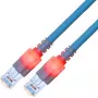 Kabel krosowy ZVK GMBH Easylan DualBoot LED Cat.6 S/FTP, RJ45, LSOH, niebieski, 25 m CS1OBCDCD0250