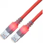 Kabel krosowy ZVK GmbH EasyLan DualBoot LED CAT 6 SFTP, RJ-45 męski do RJ-45 męski, 7 m, czerwony CS1ORCDCD0070