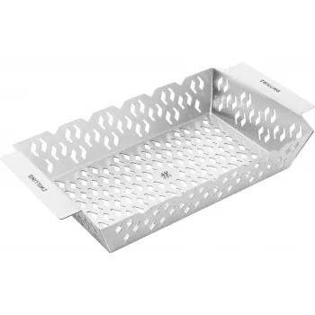 ZWILLING BBQ+ kosz grillowy 36x20 cm ze stali nierdzewnej z uchwytami