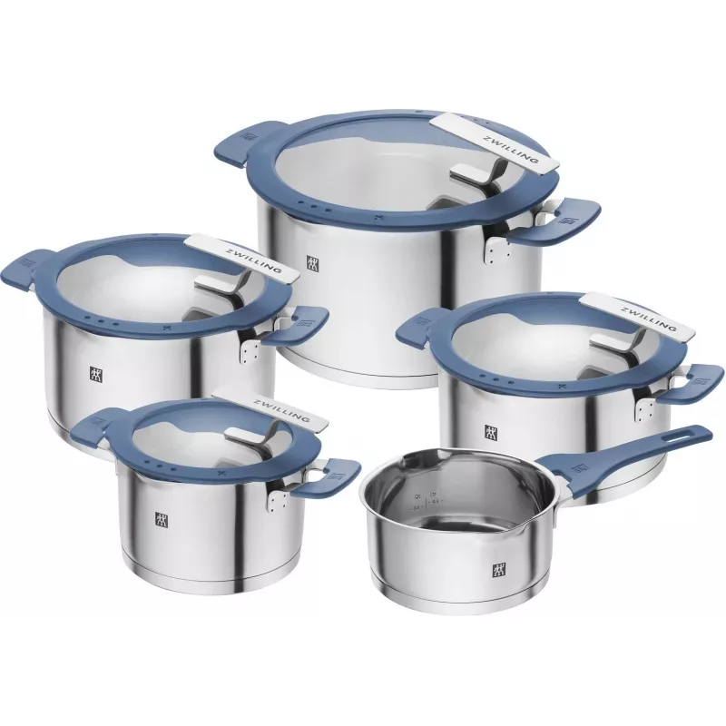 ZWILLING SIMPLIFY 5-częściowy zestaw garnków, niebieski