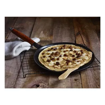 ZWILLING STAUB Żeliwna Patelnia z Drewnianym Uchwytem 40509-525-0 - 28 cm
