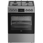 Beko FBMA61330GXDTN kuchnia gazowa z jednym piekarnikiem elektrycznym 72 l, 60 cm