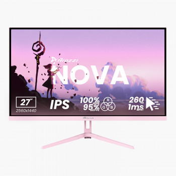 Arozzi Nova AZ-NO-27T2K260-PNK monitor 27 cali IPS QHD 260 Hz, różowy