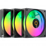OCYPUS Gamma F12 Elite ARGB Reverse 3-Pack wentylator obudowy 120 mm Czarny