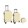 ORDINETT 3-częściowy zestaw walizek, 60 l + 43 l + 15 l, biały