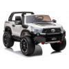 LEAN CARS Elektryczny samochód na akumulator Toyota Hilux Biały 12V z pilotem dla rodziców