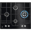 Electrolux KGG6456K 60cm wbudowana płyta gazowa z 4 palnikami, czarne szkło