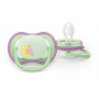 Smoczek Philips AVENT Ultra Air Night 6-18 miesięcy, 2 sztuki, świecący w ciemności