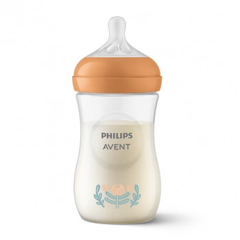 Butelka Philips AVENT Natural Response 260 ml ze smoczkiem o średnim przepływie, 1 m+