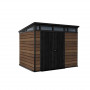 KETER Domek ogrodowy Deco Pent 9x7 orzech