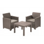 KETER Zestaw mebli ogrodowych Elodie Balcony Set ze stołem Classic beige