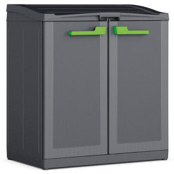 KETER System segregacji odpadów Split Basic 110L System recyklingu 68x39x85cm ciemny szary/czarny