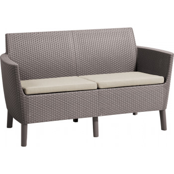 KETER Sofa ogrodowa dla dwóch osób Salemo 2 Seater Sofa beżowa