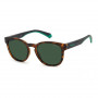 Polaroid Unisex Prostokątne Okulary Przeciwsłoneczne PLD2129S2M6 Polaryzacyjne Szare Soczewki Czarna Oprawka 52-20-140