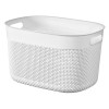 Kosz CURVER Filo L 18L 38x28x22cm Biały