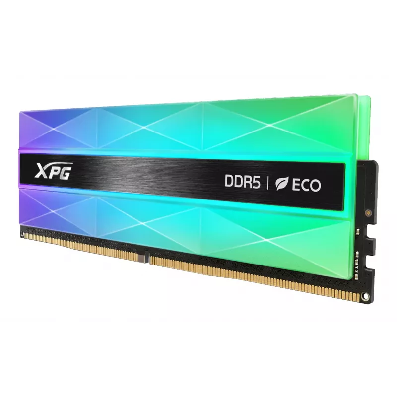 DIMM 32 GB DDR5-6400 (2x 16 GB) Dual-Kit, Arbeitsspeicher silber, AX5U6400C3216G-DCLANRSG, Lancer Neon RGB, INTEL XMP, AMD EXPO