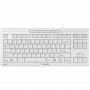 Klawiatura CHERRY STREAM TKL uniwersalna USB AZERTY francuska biała