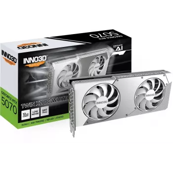Karta graficzna INNO3D GeForce RTX 5070 TWIN X2 OC White 12GB GDDR7
