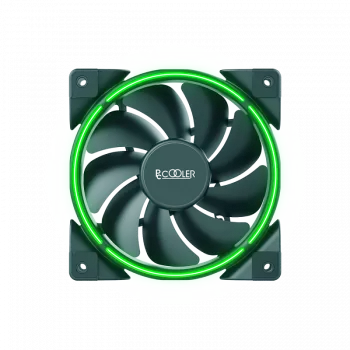 Wentylator obudowy 120 mm PCCOOLER CORONA-zielony, 1000–1800 RPM, 120 mm