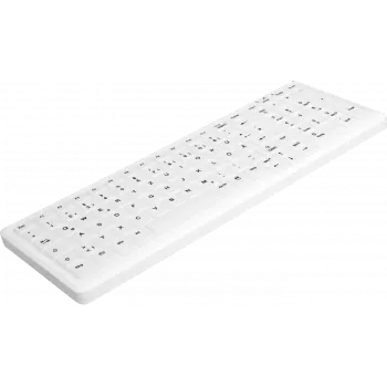 Contour Design Active Key AK-C7000 klawiatura Medyczna RF Wireless QWERTZ Niemiecki Biały
