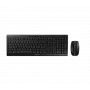 CHERRY Stream Desktop Klawiatura Mysz w zestawie RF Bezprzewodowa Belgijska Czarna