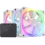 NZXT F120 RGB 120mm ARGB Reverse Blade Triple Pack - Biały