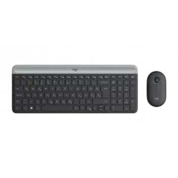 LOGITECH cienki Wireless klawiatura And mysz Combo Mk470 - Grafitowy QWERTZ Czeski
