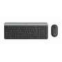LOGITECH cienki Wireless klawiatura And mysz Combo Mk470 - Grafitowy QWERTZ Czeski