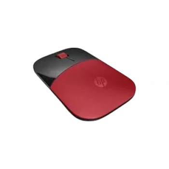 HP Wireless mysz 220 (Sunset czerwony), Symetryczna, Optyczna, RF Wireless, 1600 DPI, Czarny, Czerwony