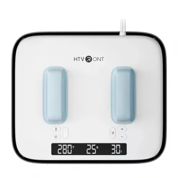 HTVRONT H10 HPS07 ręczna prasa termiczna, 12×10 cali, błękitna