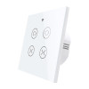 MOES WRS-EUC2 ścienny przełącznik dwóch rolet Wi-Fi i RF, biały